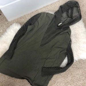 LF emma and sam mesh hoodie